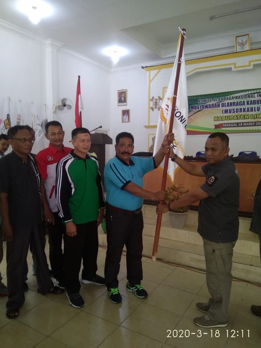Abd Gani Atan Leman Terpilih Ketua KONI Lingga 2020-2024