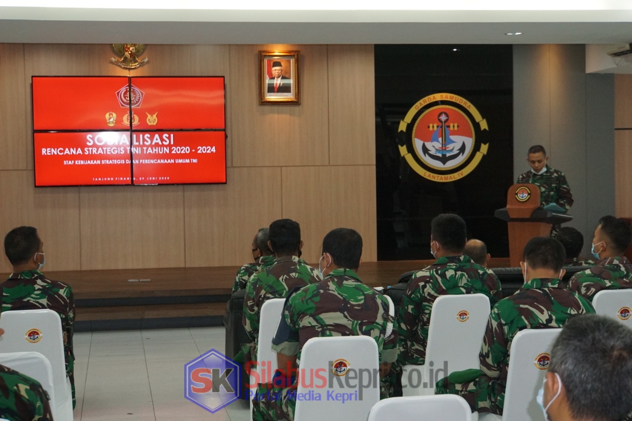 Seluruh Prajurit TNI Tanjungpinang Dapat Sosialisasi Renstra TNI