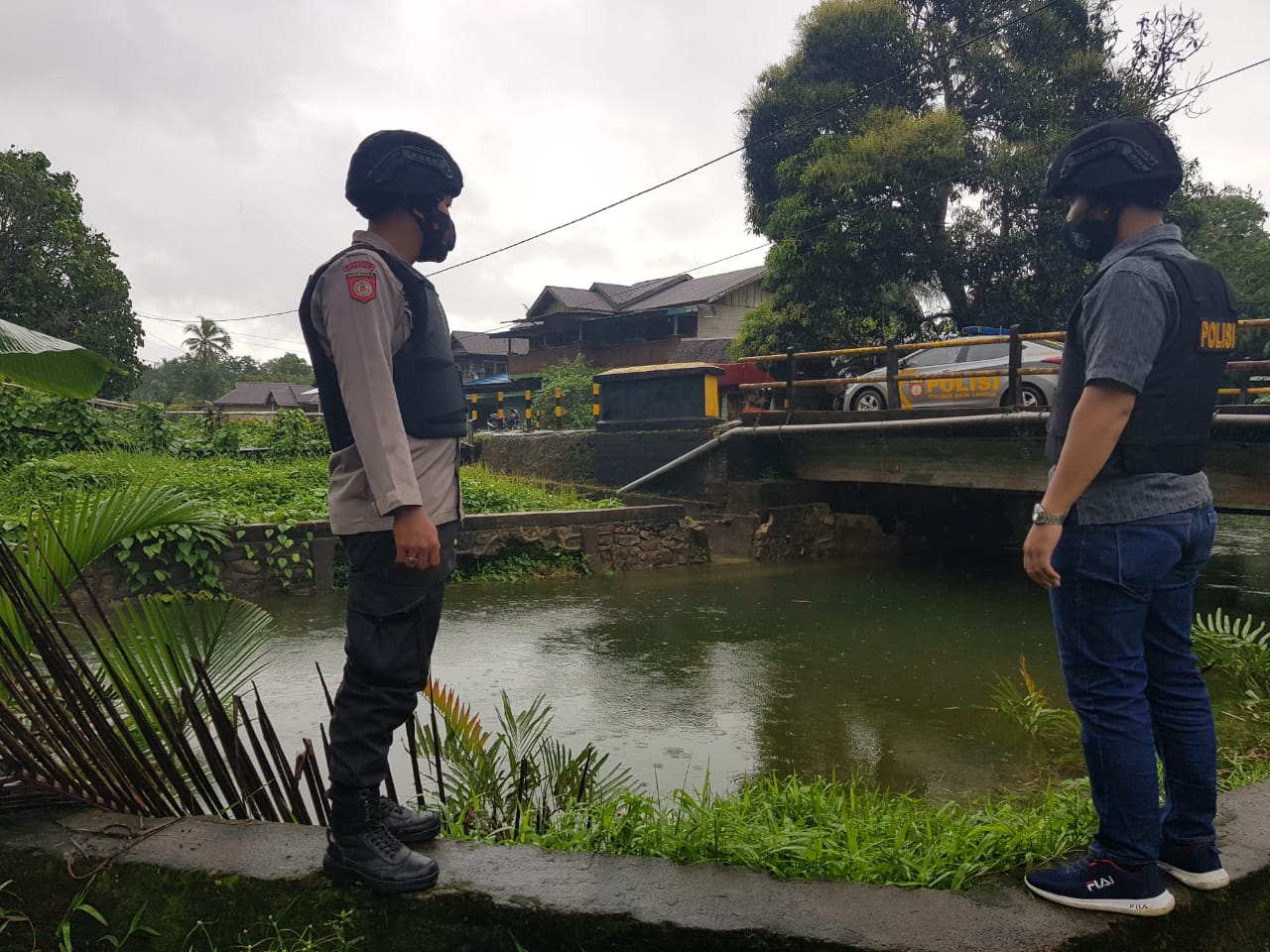 Polsek Daik Lingga Gencarkan Patroli Siaga Banjir dan Tanah Longsor