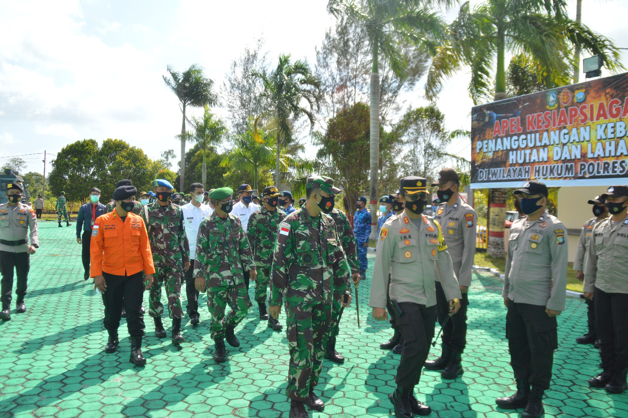 Sesuai Arahan Presiden RI, TNI-Polri Dan Instansi Terkait di Natuna Laksanakan Apel Kesiapsiagaan