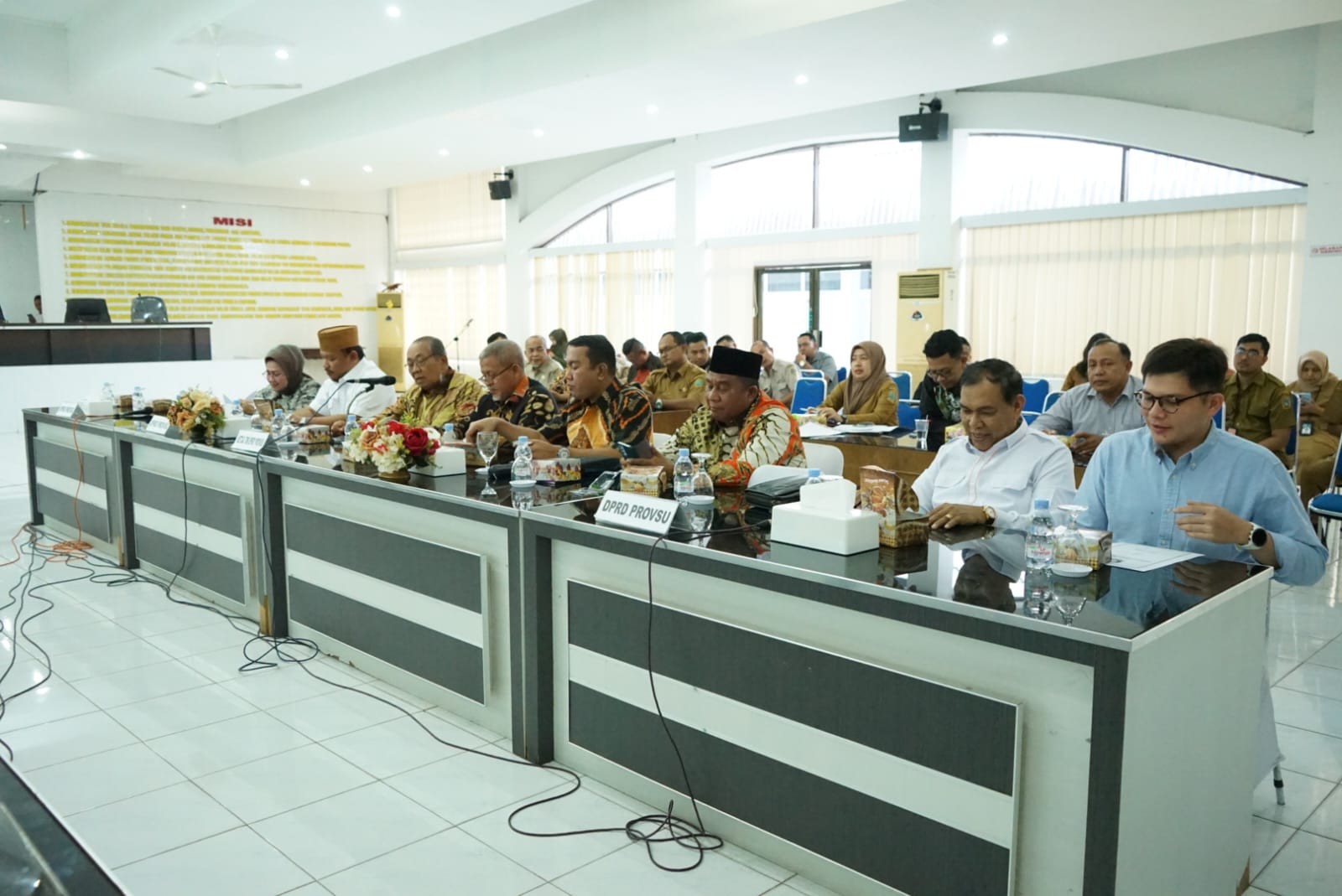 Wabup Asahan Terima Kunjungan kerja DPRD Provsu ke Kabupaten Asahan