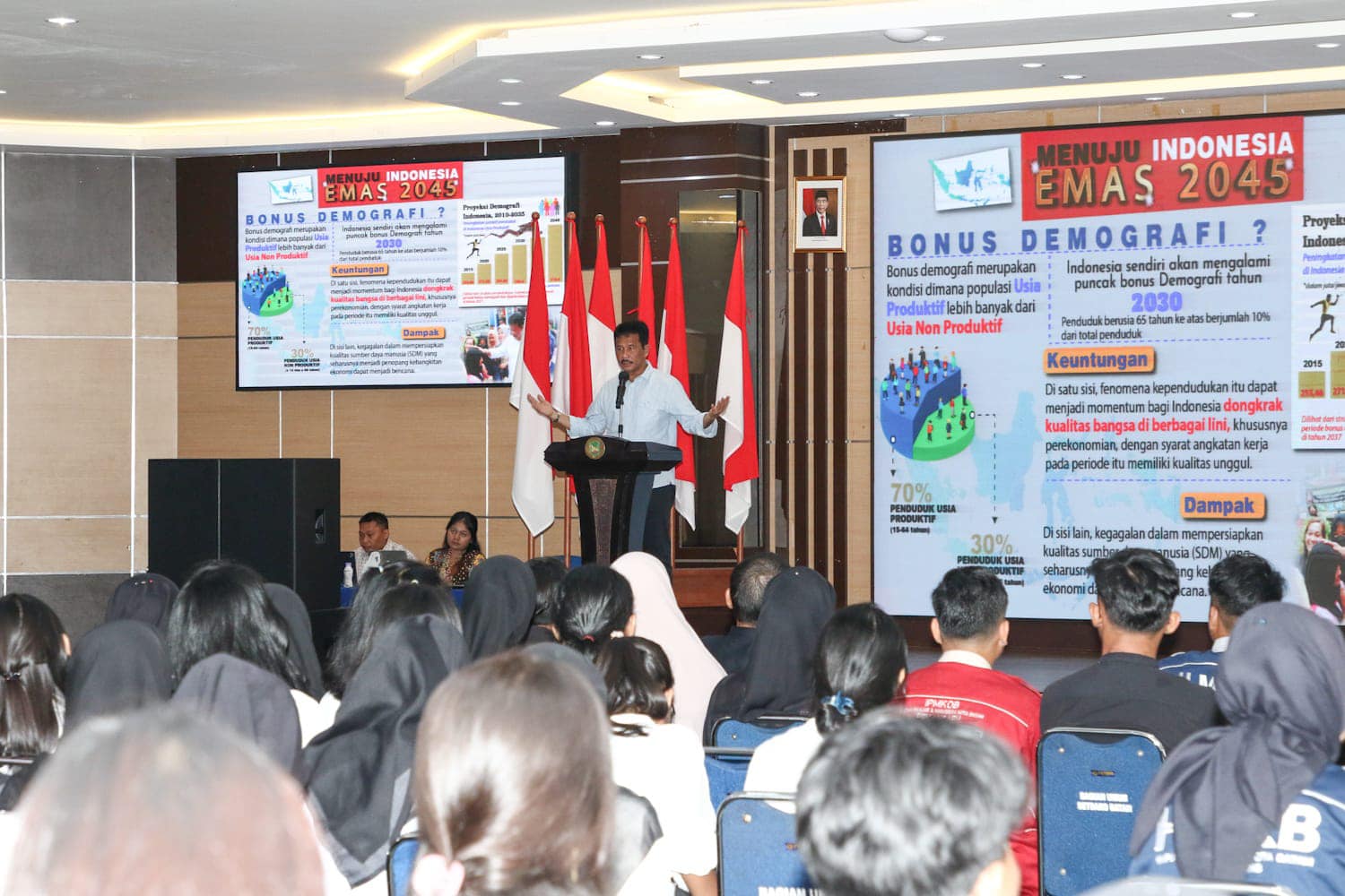 Rudi  Lantik Anggota Badan Pengurus Himpunan Mahasiswa Kota Batam Tanjungpinang