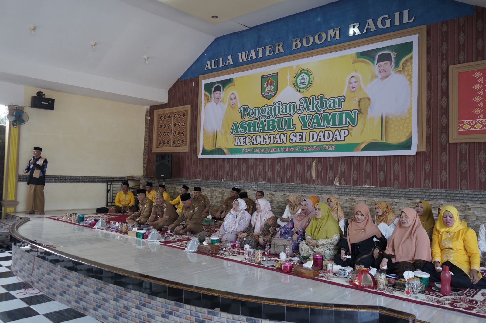 Bupati Surya Ikuti Pengajian Akbar Ashabul Yamin Kecamatan Sei Dadap