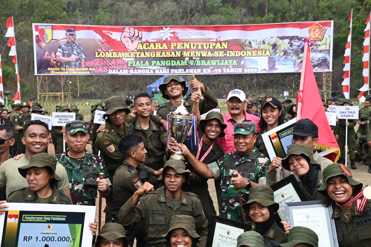 Lomba Ketangkasan Antar Menwa Resmi Ditutup