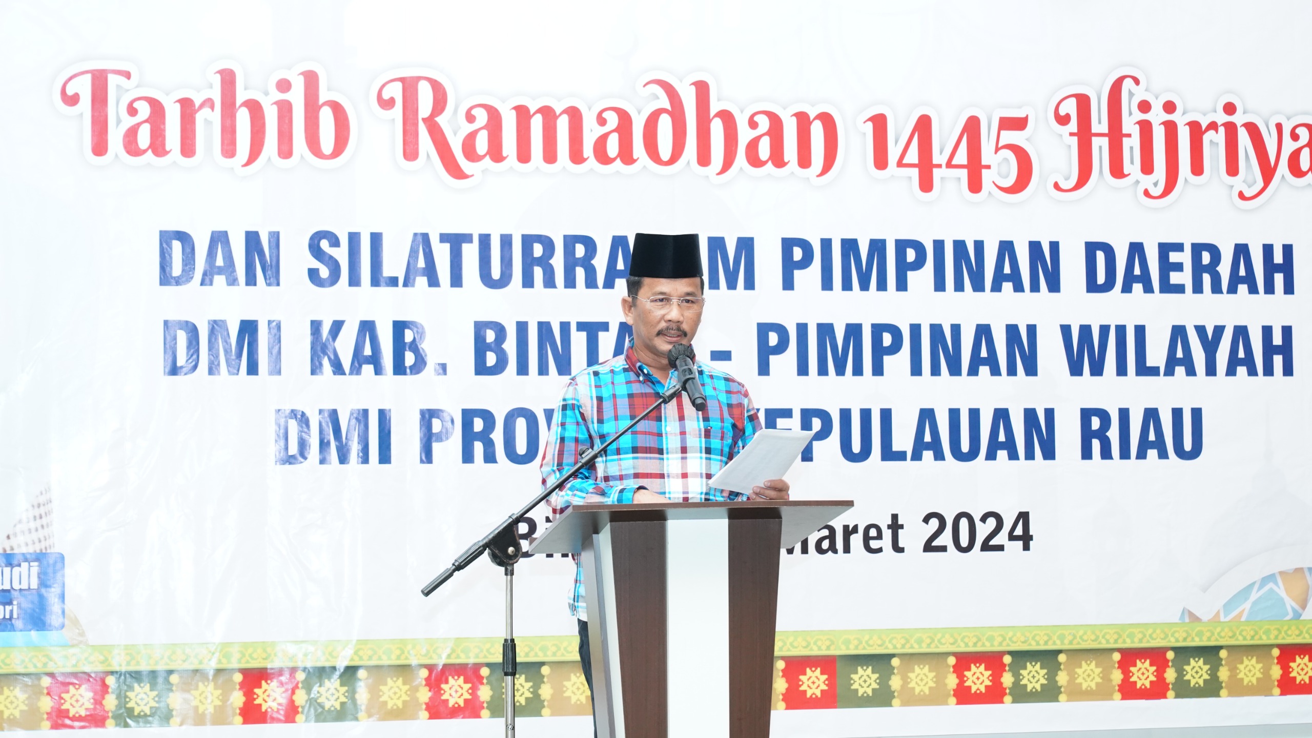 Hadiri Tarhib Ramadan di Bintan, Muhammad Rudi Ajak Masyarakat Jaga Kekompakan