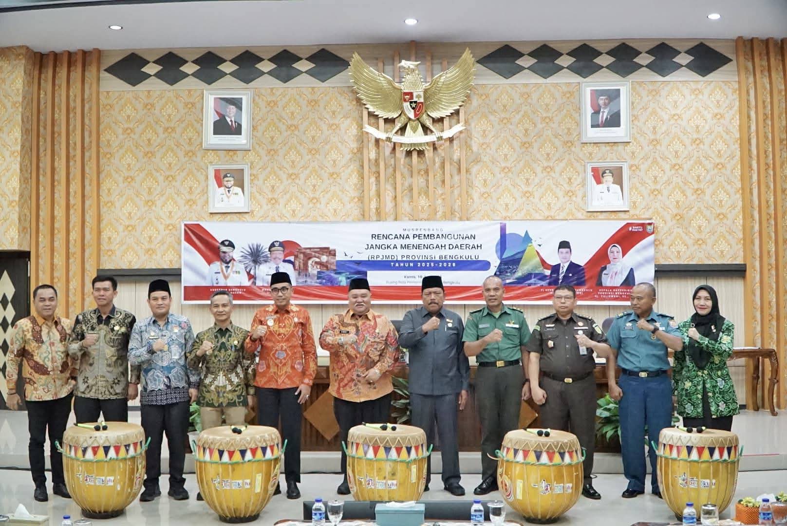 Bupati H. Rifai Tajudin Hadiri Musrenbang RPJMD Provinsi Bengkulu 2025–2029, Tegaskan Komitmen Sinergi Pembangunan Daerah