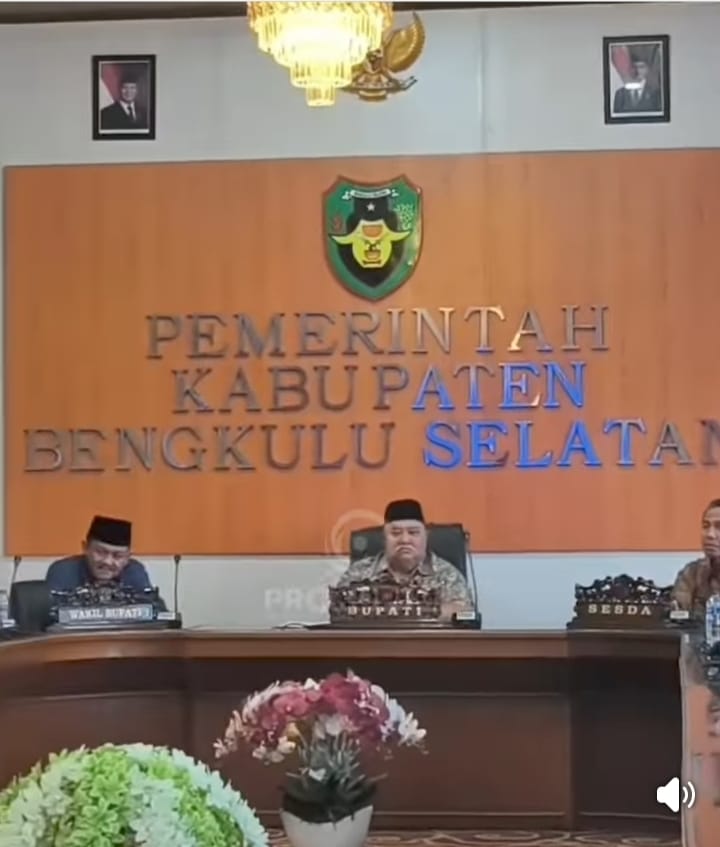 Bupati dan Wakil Bupati Bengkulu Selatan Gelar Rapat Perdana Bersama Seluruh OPD, Tegaskan Komitmen Program 100 Hari