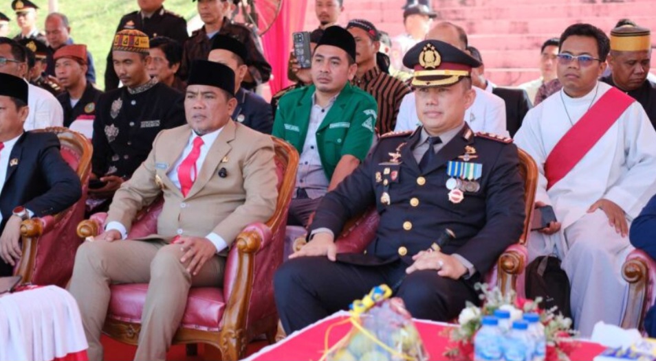 Sinergi Pemkab dan Polri, Bupati Zukri Hadiri Hari Bhayangkara ke-79
