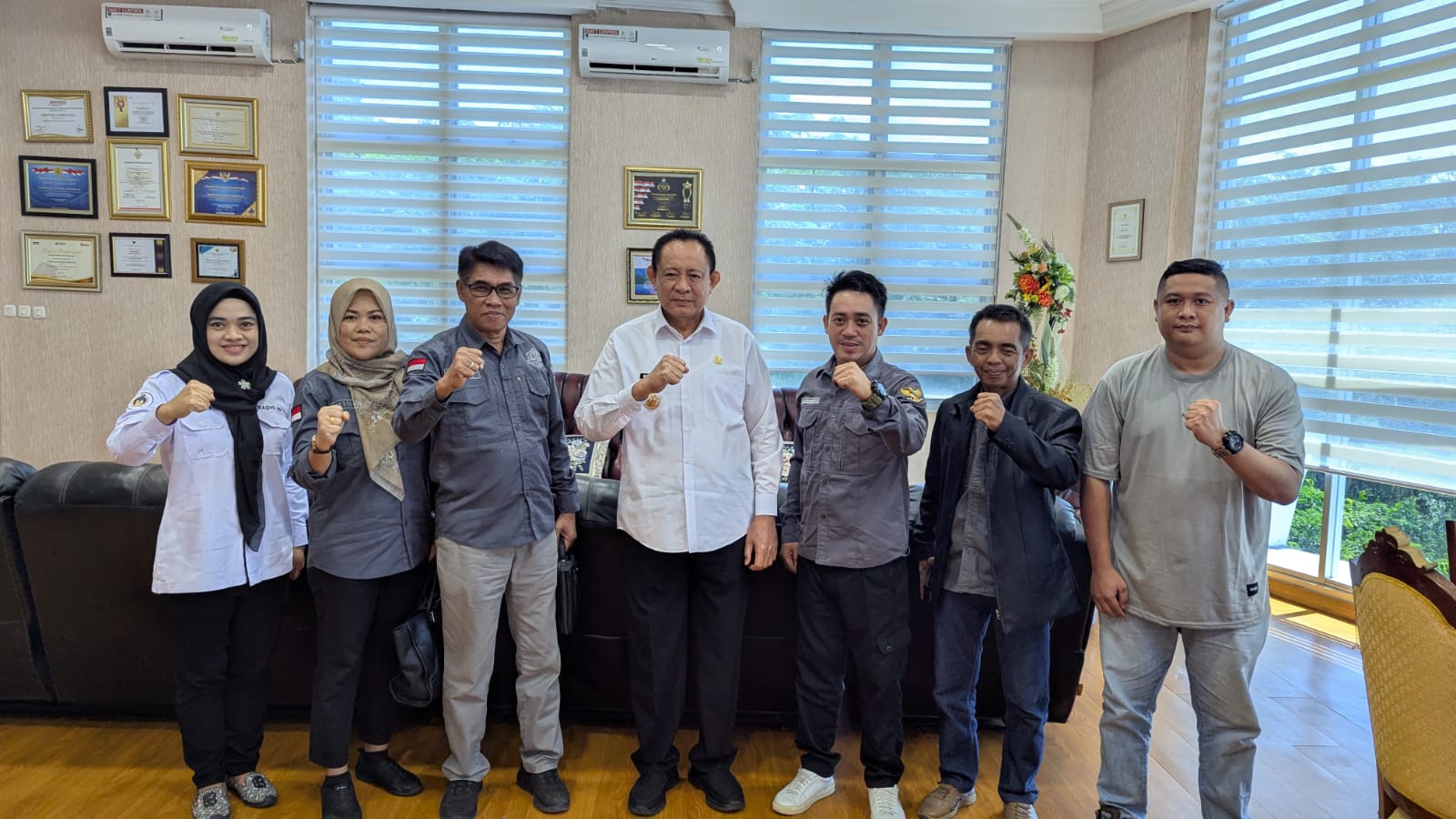 Mahmud Marhaba Paparkan UKW Akbar ke Gubernur Gorontalo