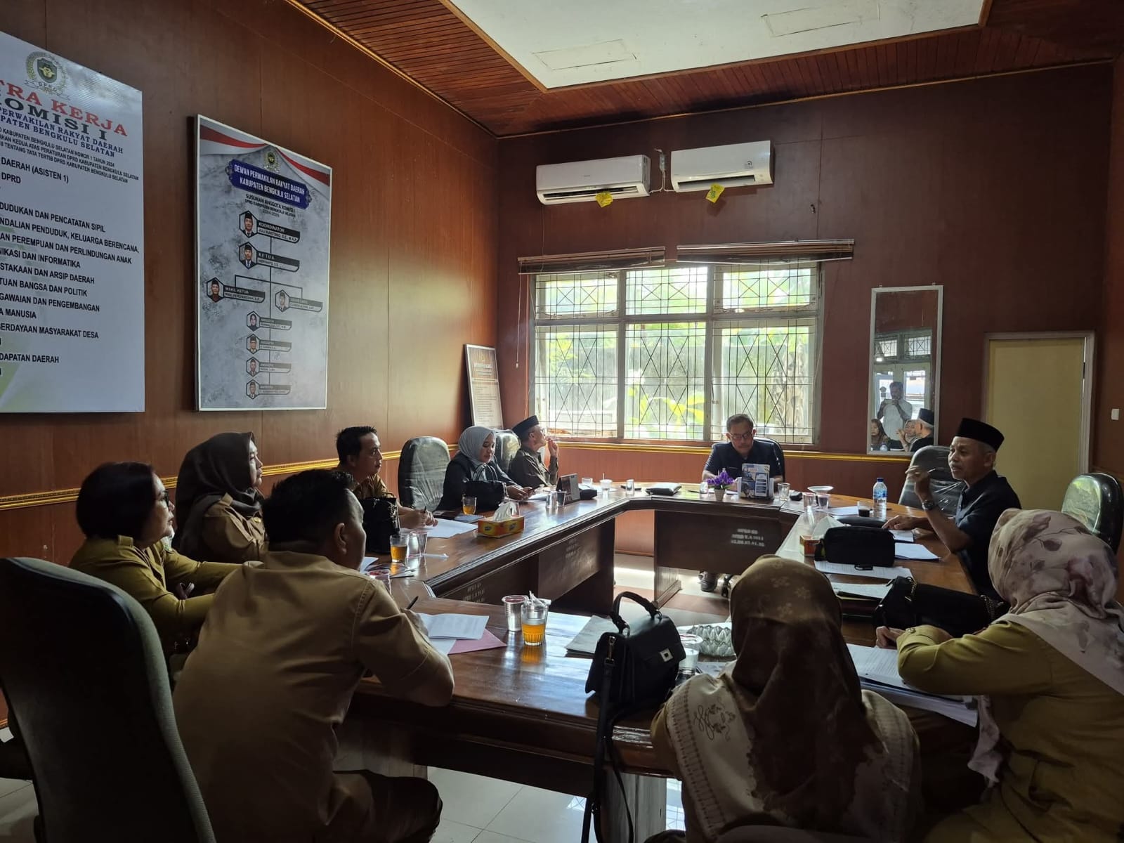Komisi I DPRD Bengkulu Selatan Gelar Rapat Bersama OPD Mitra Bahas Pra RKA Perubahan APBD 2025