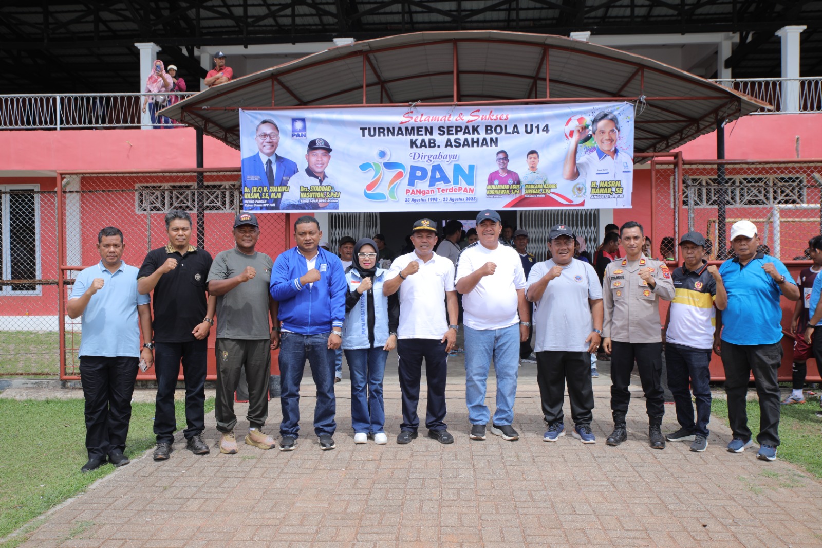 Bupati Asahan Buka Turnamen Sepak Bola U-14 Dalam Rangka HUT Partai PAN ke-27