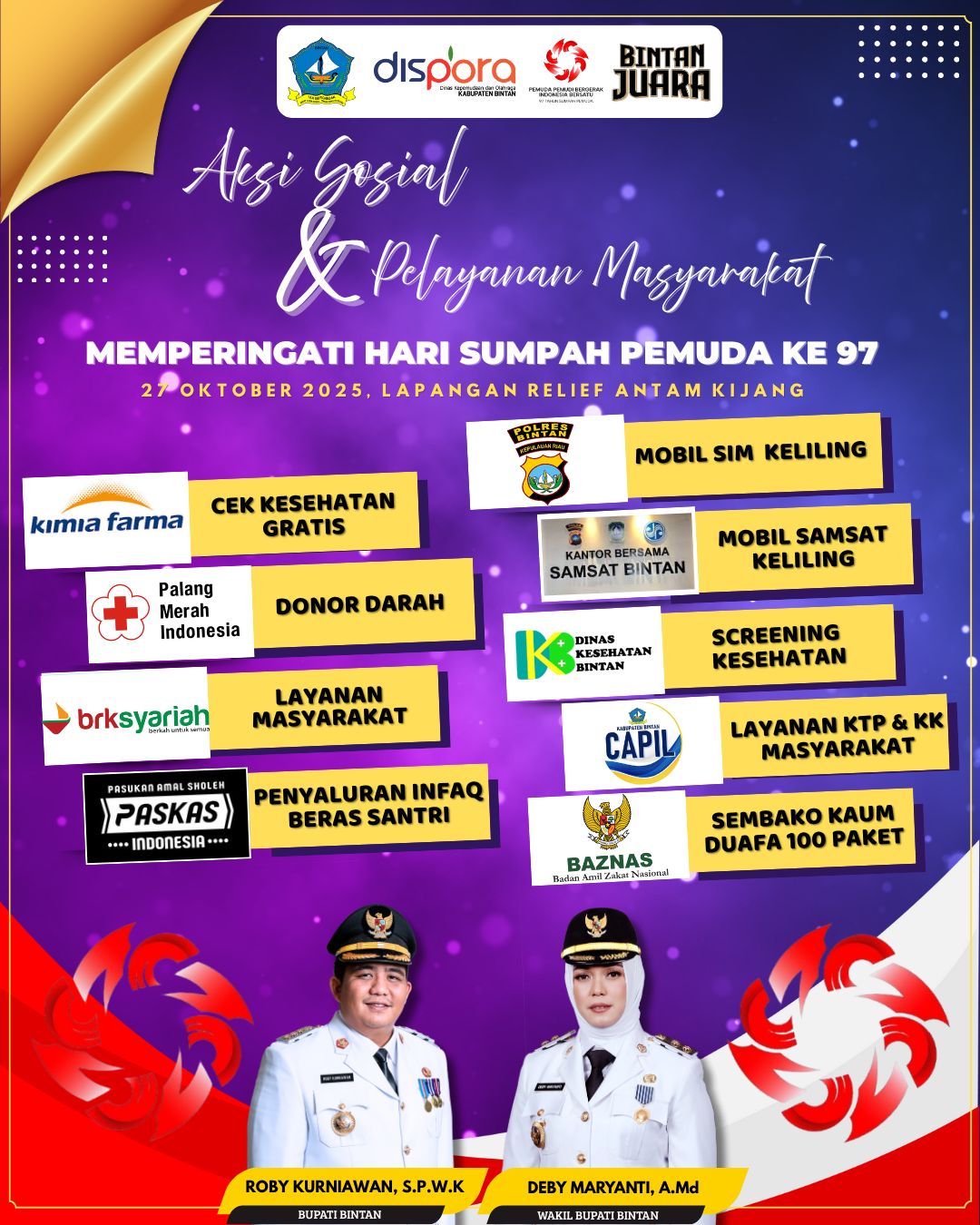 Masyarakat Bintan, Ayo Hadir dan Saksikan Keseruan Rangkaian Event Sempena HSP ke-97