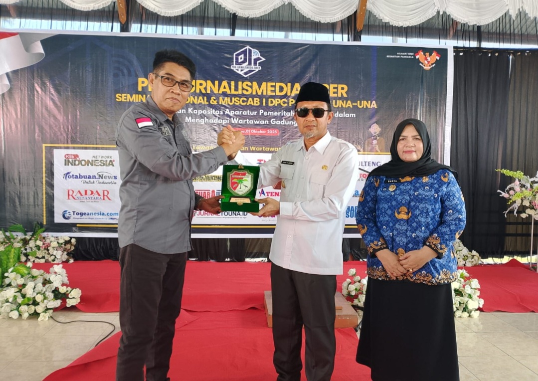 Bupati Touna Hadiri Muscab I PJS, Dukung UKW Digelar di Pulau Wisata Togian