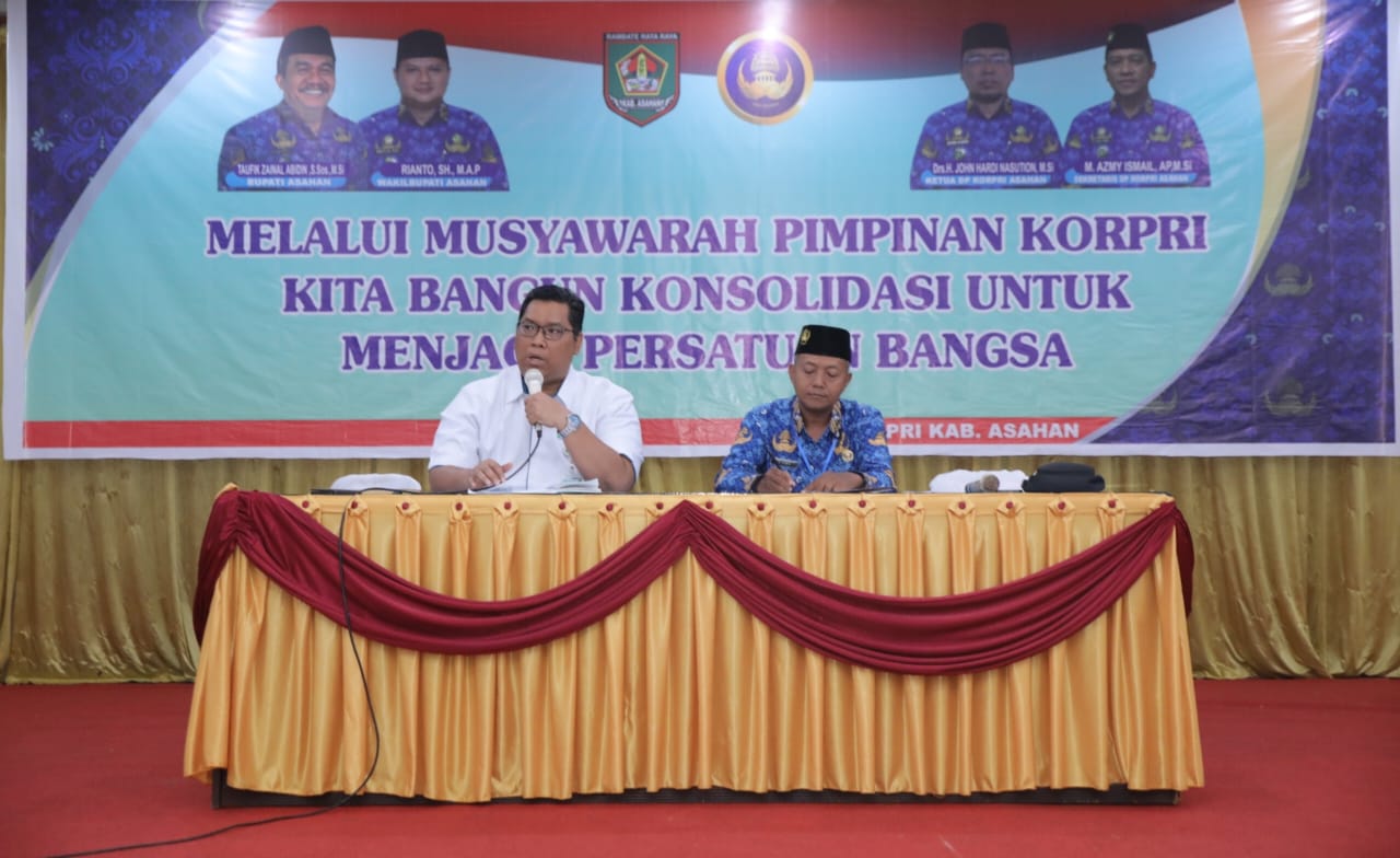 Konsolidasi ASN Asahan Dikuatkan dalam Musyawarah Pimpinan KORPRI