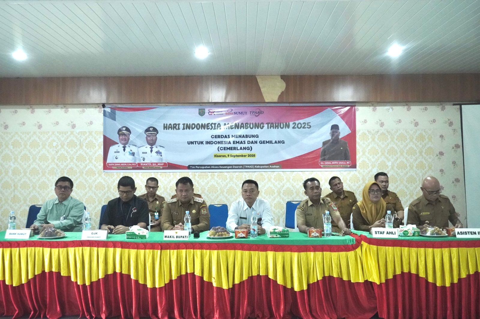 Wabup Asahan Buka Peringatan Hari Indonesia Menabung 2025