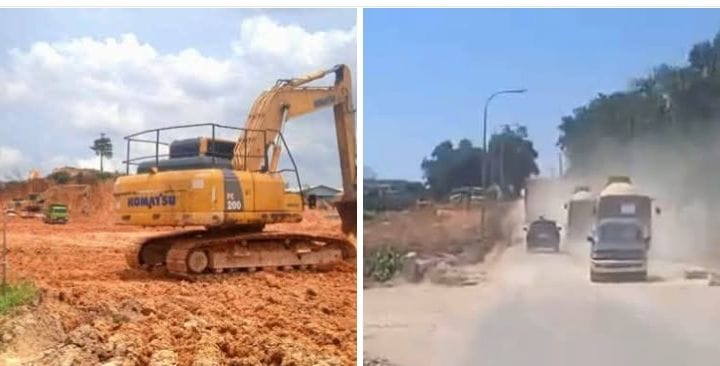 Aktivitas Cut and Fill di Sei Pelunggut Dipertanyakan, Warga Keluhkan Debu Tebal