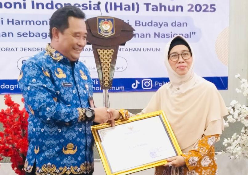 Batam Raih Piagam Penghargaan Indeks Harmoni Indonesia (IHaI) 2025, Satu-Satunya dari Kepri