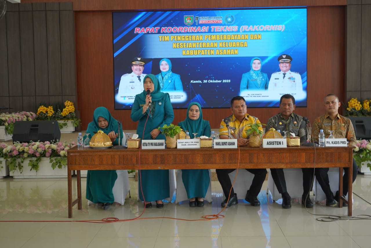 Rakornis TP PKK Asahan Jadi Momentum Penyelarasan Program Menuju Asahan Maju dan Berkelanjutan
