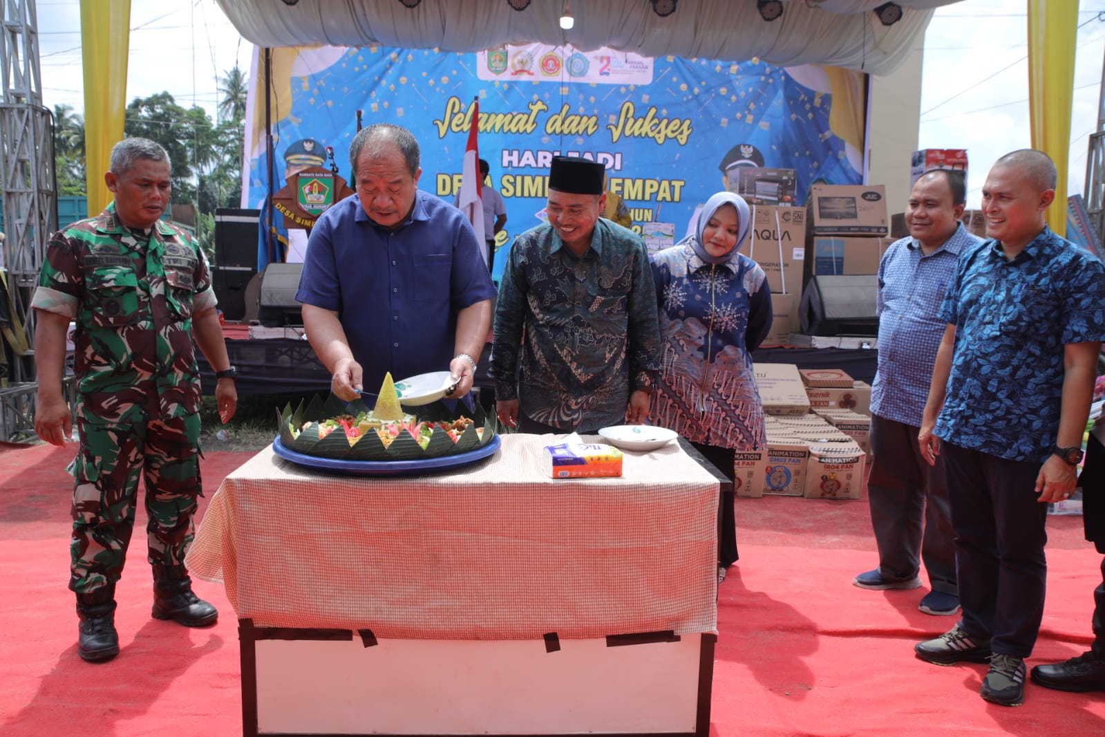 Bupati Asahan Hadiri Haul dan Hari Jadi Desa Simpang Empat ke-2