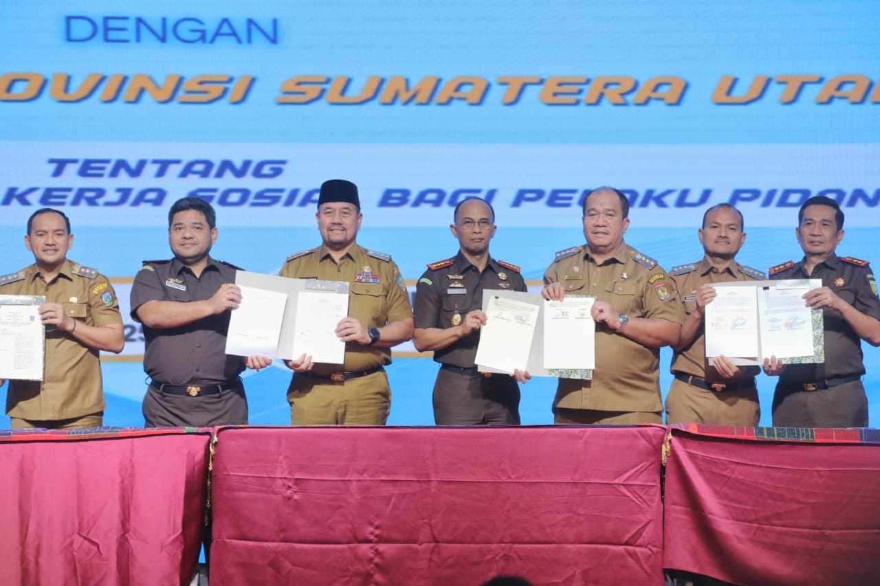 Bupati Hadiri Penandatanganan MoU/PKS di Medan