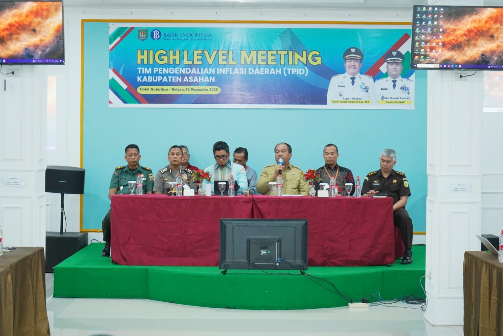 Bupati Asahan Pimpin High Level Meeting TPID Kabupaten Asahan Tahun 2025