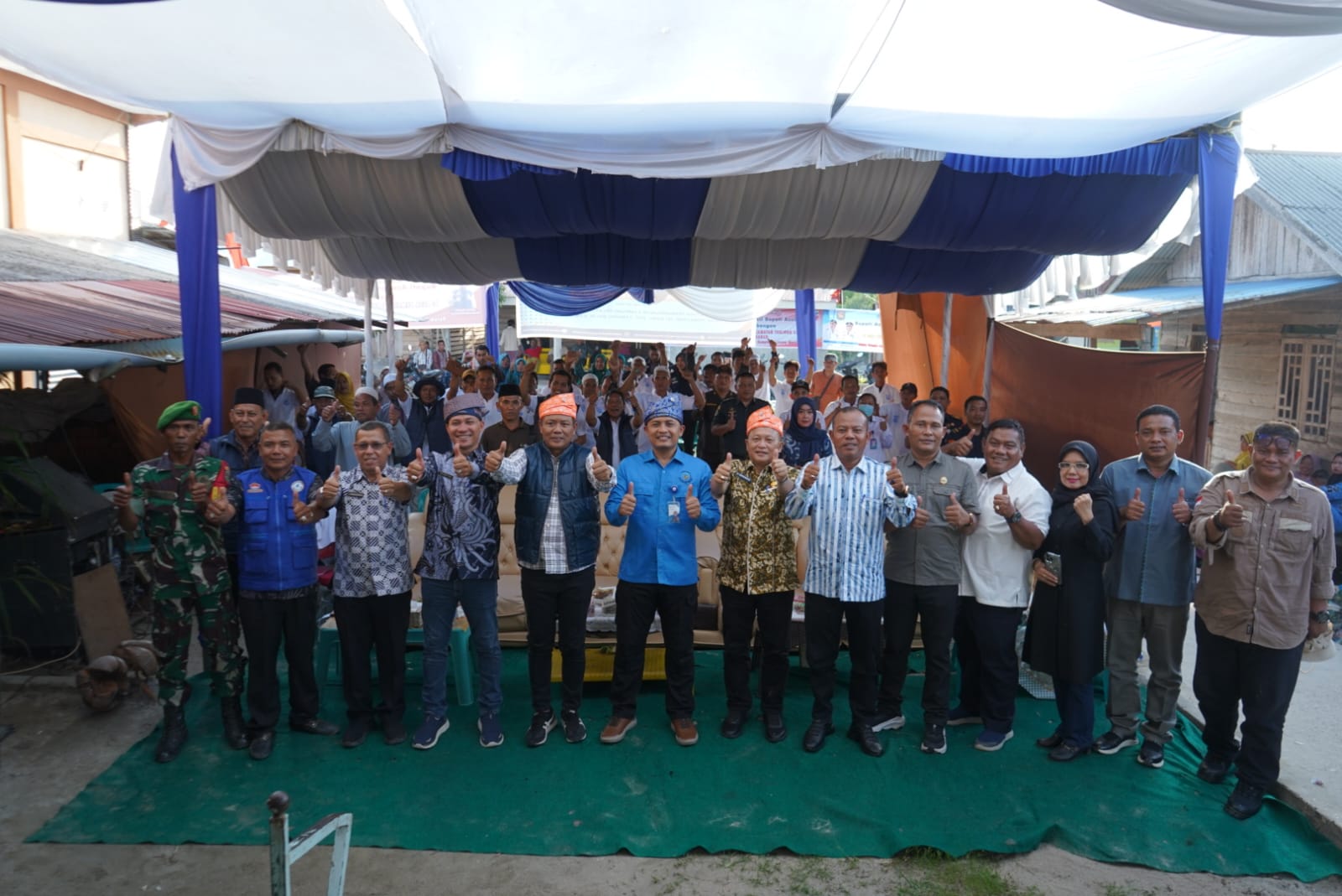 Sosialisasi Pembangunan Kampung Nelayan Merah Putih di Desa Pematang Sei Baru