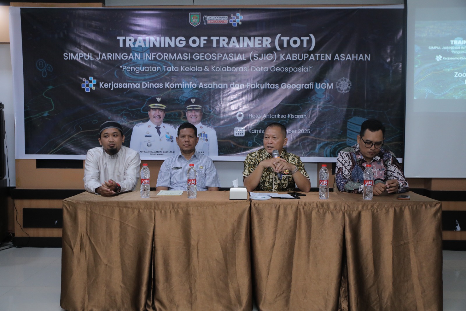 Pemkab Asahan Gelar Training of Trainers Simpul Jaringan Informasi Geospasial Kabupaten Asahan