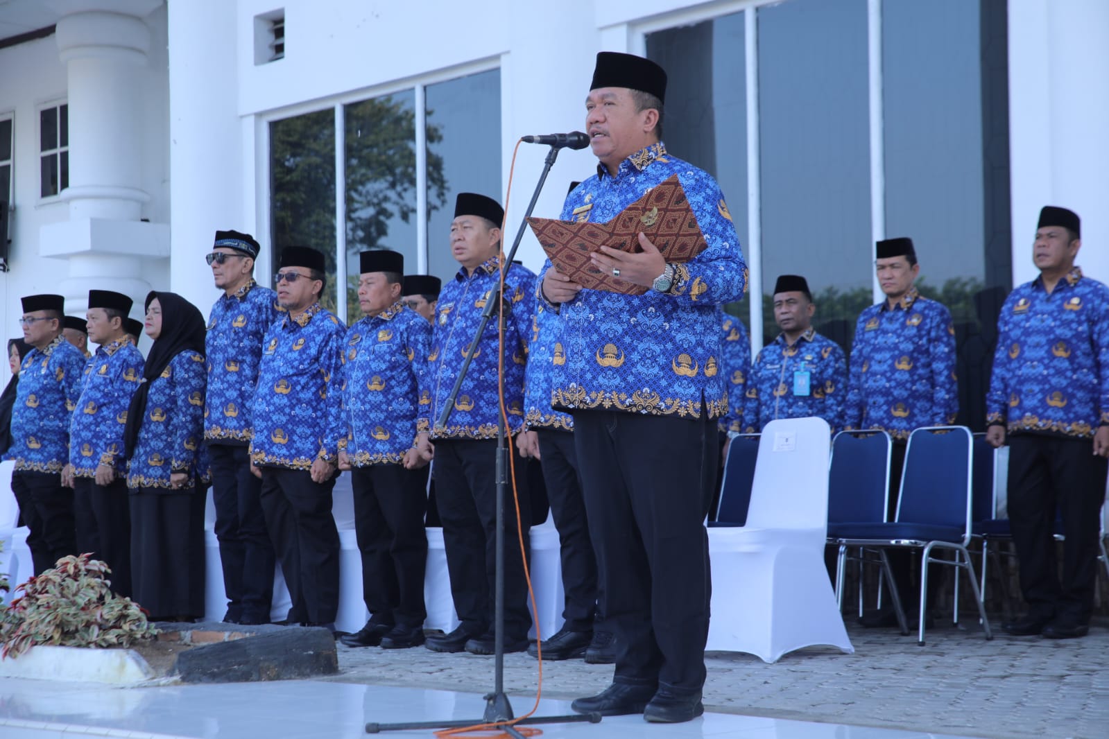 Bupati Asahan Ajak ASN Perkuat Integritas pada Upacara HUT Korpri ke-54