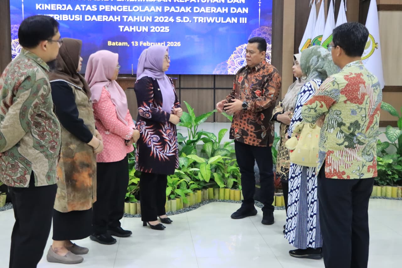 Sekda Bintan Tegaskan LHP BPK Jadi Momentum Refleksi Pengelolaan PAD dan Retribusi Daerah