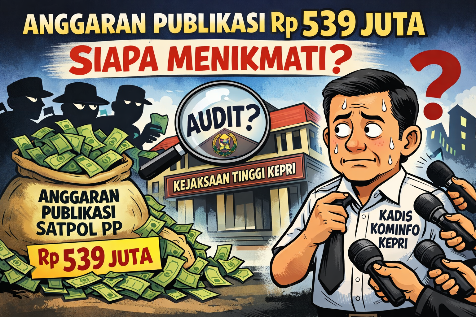 Anggaran Publikasi Satpol PP Kepri Rp539 Juta Disorot, Untuk Apa Dana Itu Digunakan?