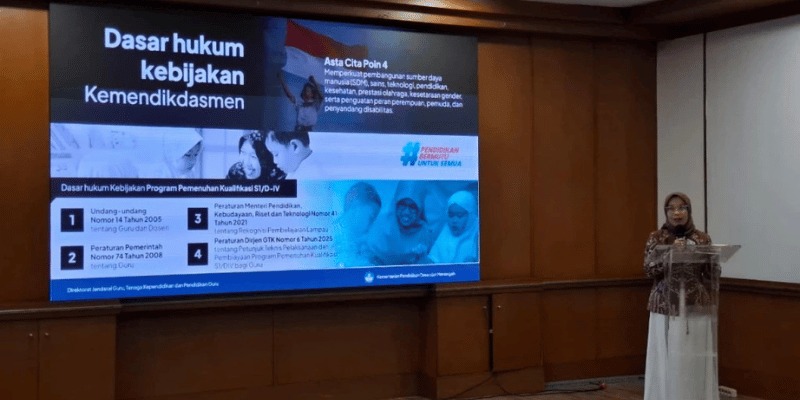 Kejar Kualifikasi Sarjana Guru: Kemendikdasmen Teken PKS dengan 113 LPTK, Ada Bantuan Rp3 Juta/Semester