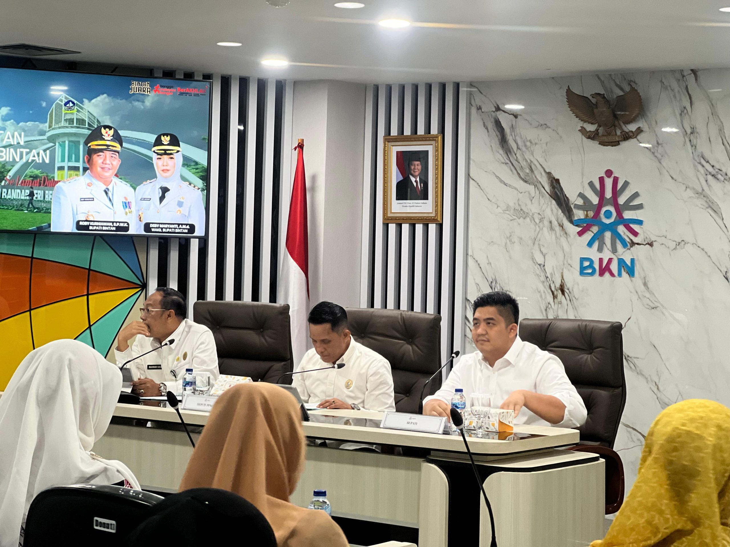 Bupati Roby Paparkan Kesiapan Implementasi Manajemen Talenta ASN di BKN RI