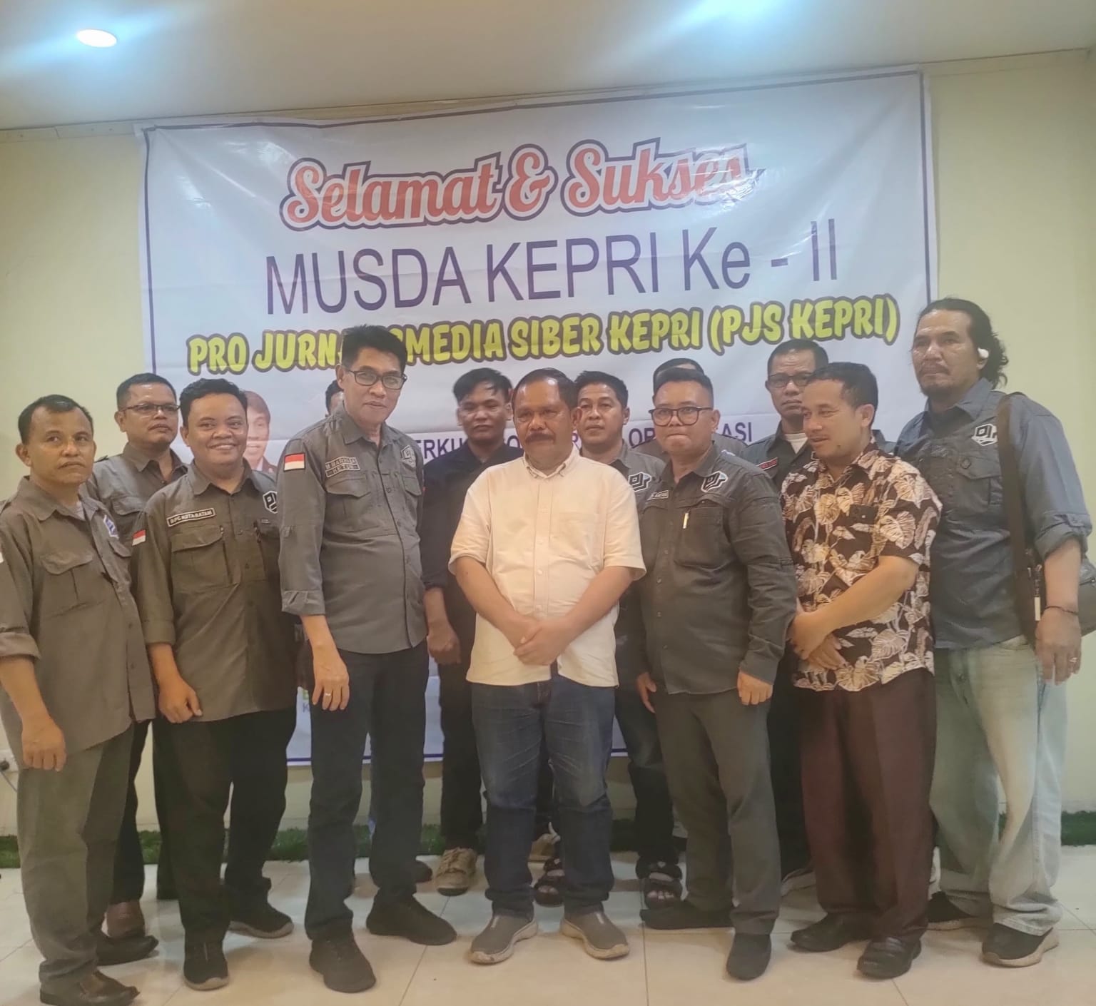 Tokoh Masyarakat Batam Ediaman Sinaga Hadiri Musda II DPD PJS Kepri, Siap Perkuat Marwah Pers Siber
