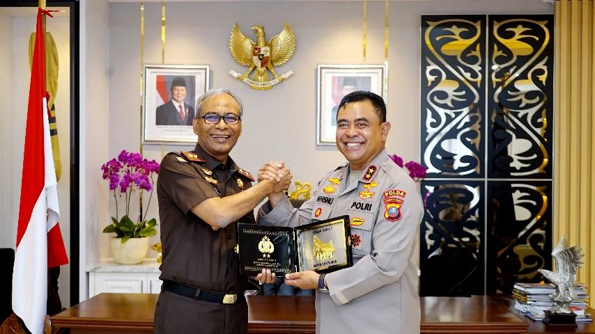 Kajati Sumut Sambangi Kapolda Sumut, Fokus Penguatan Sinergi Hukum