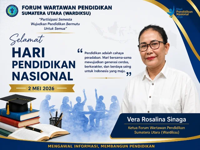 Ketua WARDIKSU Soroti Kemajuan Pendidikan Sumut di Hardiknas 2026, Tekankan Kolaborasi dan Kualitas