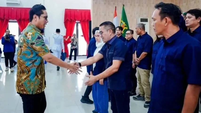 Pelantikan PWPM Medan, Rico Waas Tekankan Peran Media dalam Mengawal Program Pemerintah